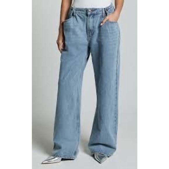 Lioness Wide Leg Baggy Jeans - Size Large - 29" Waist - Picture 1 of 8